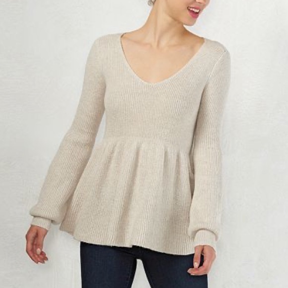 LC Lauren Conrad Sweaters - Lauren Conrad | LC Peplum Sweater
